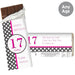 Personalised Harlequin Birthday Age Milk Chocolate Bar Free UK Delivery - Myhappymoments.co.uk