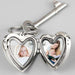 Personalised Arrow Heart Photo Locket Keyring - Myhappymoments.co.uk