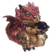 Cute Baby Dragon with Crystal Ball Figurine