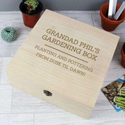 Engraved Any Message Large Wooden Keepsake Box