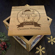 Personalised Woodland Fox Christmas Memory Box - Myhappymoments.co.uk