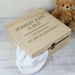 Personalised Any Message Large Wooden Keepsake Box - Myhappymoments.co.uk