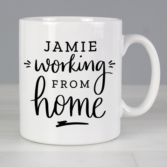 Personalised Working From Home Mug