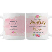 Personalised Floral Watercolour Mug - Myhappymoments.co.uk