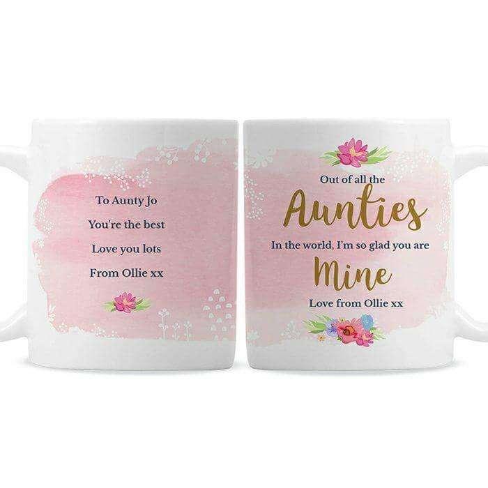 Personalised Floral Watercolour Mug - Myhappymoments.co.uk