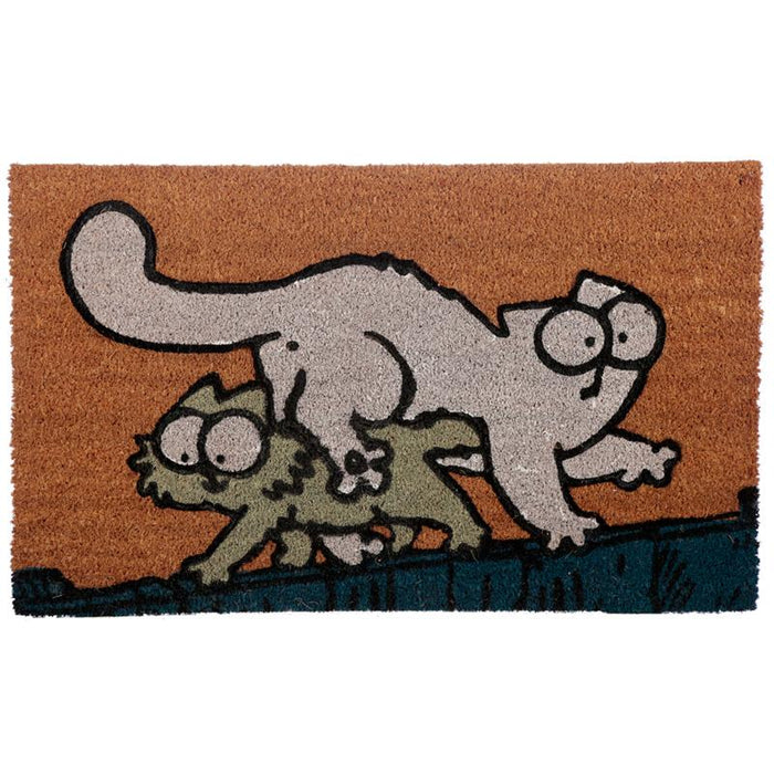 Simon's Cat & Kitten Coir Door Mat