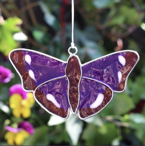 Purple Emperor Butterfly Suncatcher