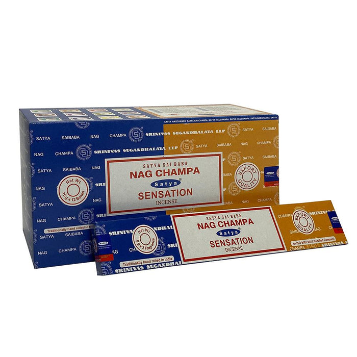 12 Pack of Combo Satya Incense Sticks - Nag Champa Sensation