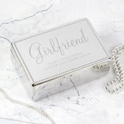 Personalised Rectangular Lined Jewellery Box
