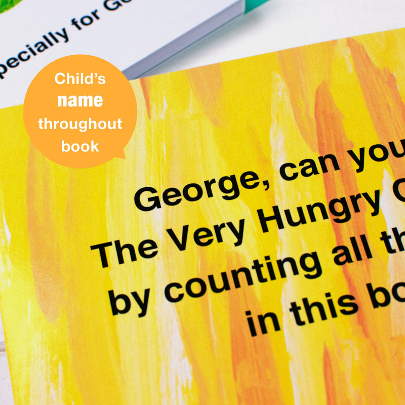 Personalised Very Hungry Caterpillar Board Book – 123
