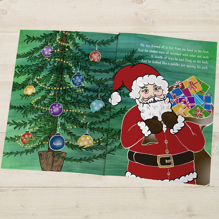 Personalised Twas the Night Before Christmas Book - Myhappymoments.co.uk