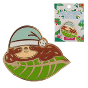 Novelty Sloth Design Enamel Pin Badge - Myhappymoments.co.uk