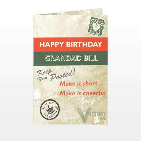 Personalised Nostalgia Card - Myhappymoments.co.uk