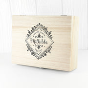 Personalised Time For a Break! Wooden Pukka Tea Box