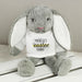 Personalised Easter Bunny Rabbit In T-Shirt Soft Toy