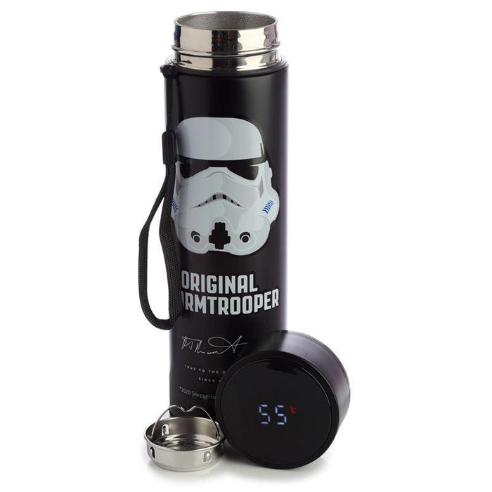 The Original Stormtrooper Reusable Insulated Drinks Bottle Digital Thermometer