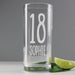Personalised 18th Birthday Hi-Ball Glass