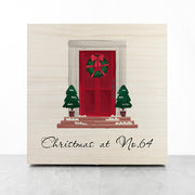 Personalised Door Number Family Christmas Box