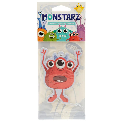 Red Monstarz Monster Strawberry Scented Air Freshener