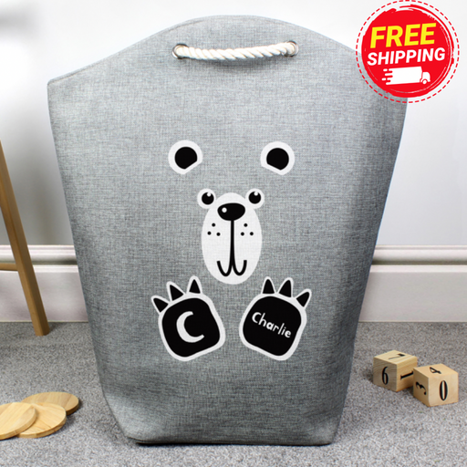 Personalised Bear Toy Storage Bag