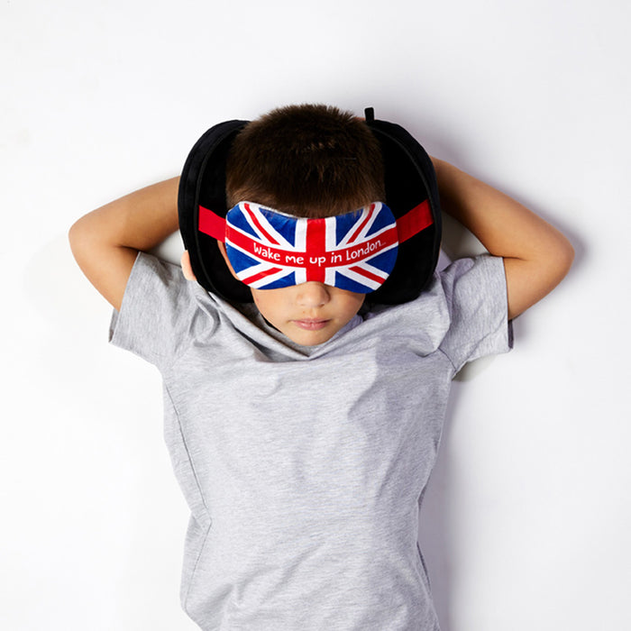 Guardsman Relaxeazzz Round Plush Travel Pillow & Eye Mask