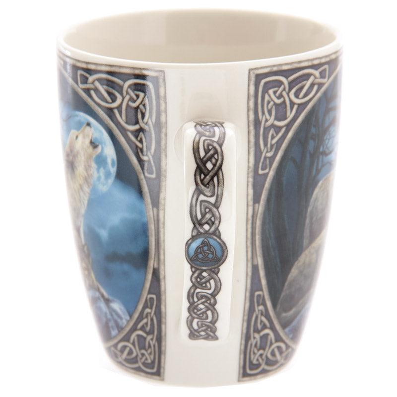 Lisa Parker New Design Howling Wolf Porcelain Mug