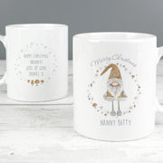 Personalised Scandinavian Christmas Gnome Mug - Myhappymoments.co.uk