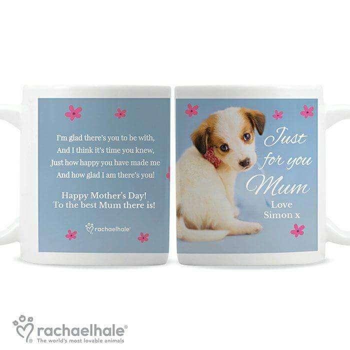 Personalised Rachael Hale 'Just for You' Puppy Mug - Myhappymoments.co.uk