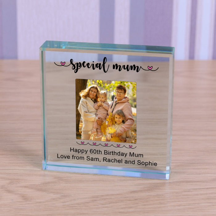 Personalised Special Mum Photo Gift Plaque