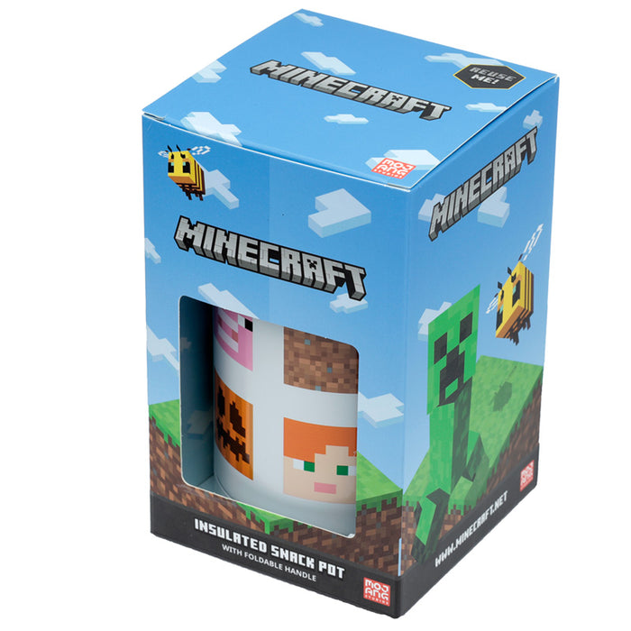 Minecraft Faces Hot & Cold Thermal Insulated Lunch Pot 500ml