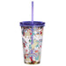 Unicorn Double Walled Reusable Cup with Straw
