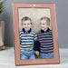 Personalised Rose Gold Heart Photo Frame 4x6 - Myhappymoments.co.uk