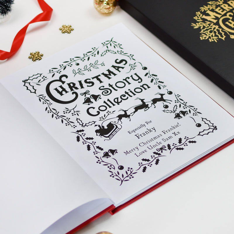 Personalised Christmas Story Collection Book