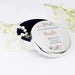 Personalised Floral Watercolour Round Trinket Box - Myhappymoments.co.uk