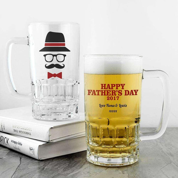 Hipster Dad's Beer Glass Tankard - Myhappymoments.co.uk