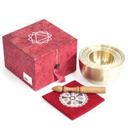 Set of 10 Chakra Singing Metal Bowls