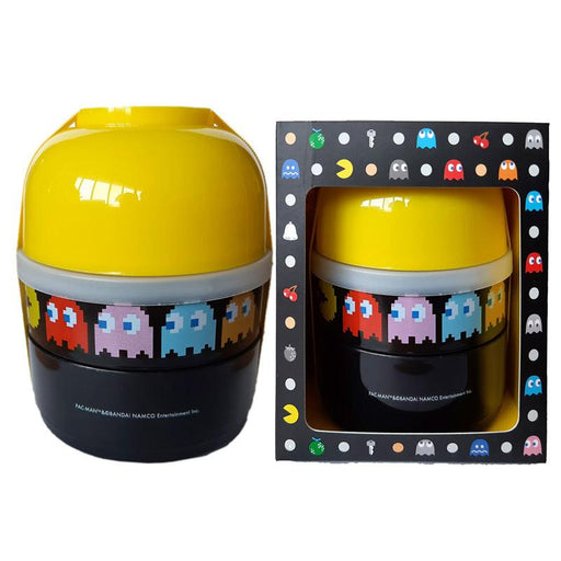 Pac-Man Stacked Round Bento Lunch Box