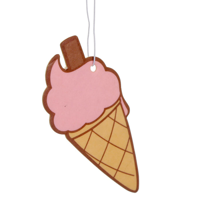 Strawberry Scented Kawaii Ice Cream Car Air Freshener
