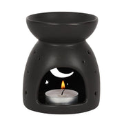 Black Mystical Moon Cut Out Oil & Wax Melt Burner
