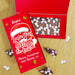 Personalised Santa Claus Letterbox Milk Chocolate Card