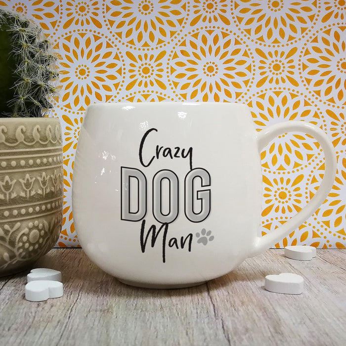 Personalised Crazy Dog Man Mug - Myhappymoments.co.uk