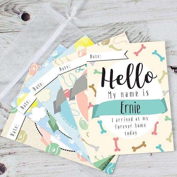 Personalised Puppy Cards: For Milestone Moments - Myhappymoments.co.uk