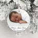 Personalised Baby’s First Christmas Photo Tree Decoration Ornament 