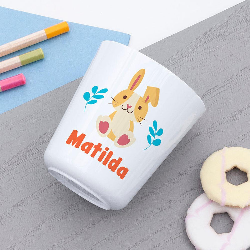 Personalised Children's Spring Bunny Dinner Set