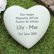 Personalised Heart Memorial - Myhappymoments.co.uk