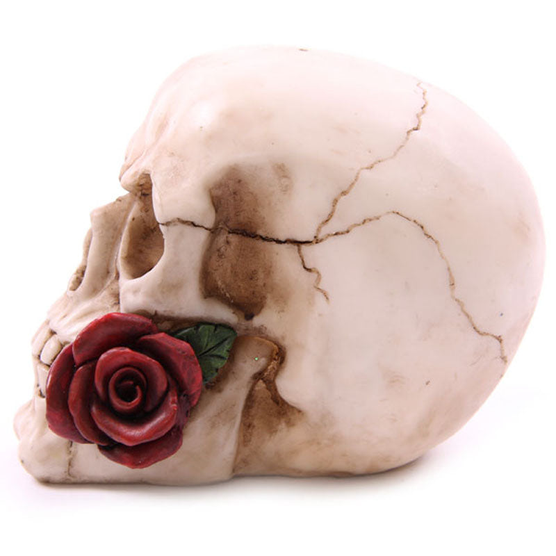 Skull Rose Head Ornament - Myhappymoments.co.uk