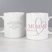 Personalised New Mummy & Daddy Mugs | Mug Set