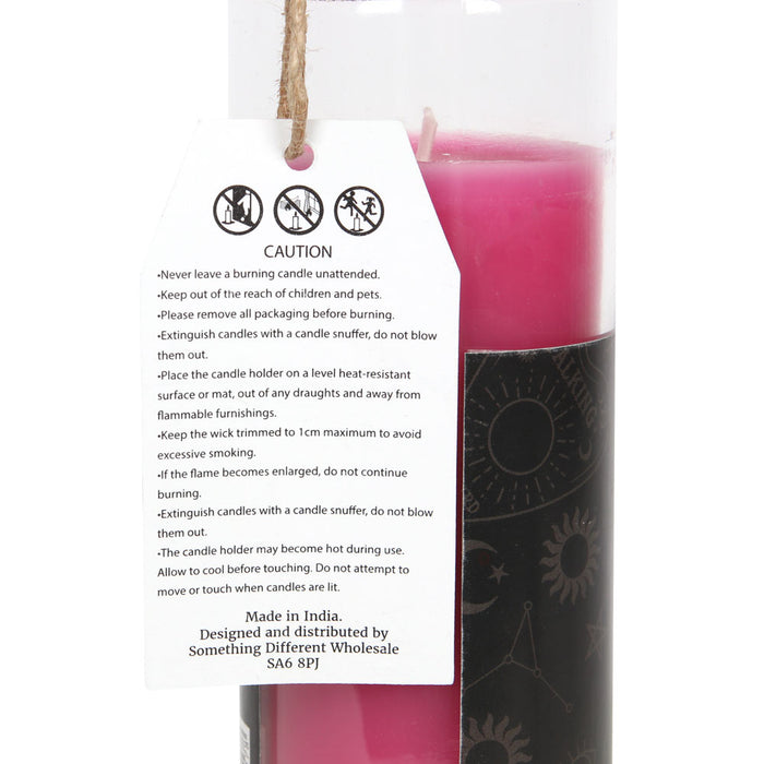 Floral 'Friendship' Magic Spell Tube Candle