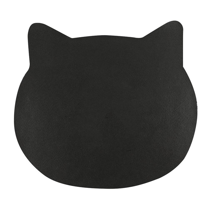 Cat Lady Black Cat Shaped Door Mat