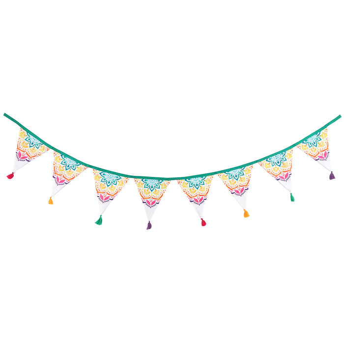 Peace Out Mandala Fabric Bunting